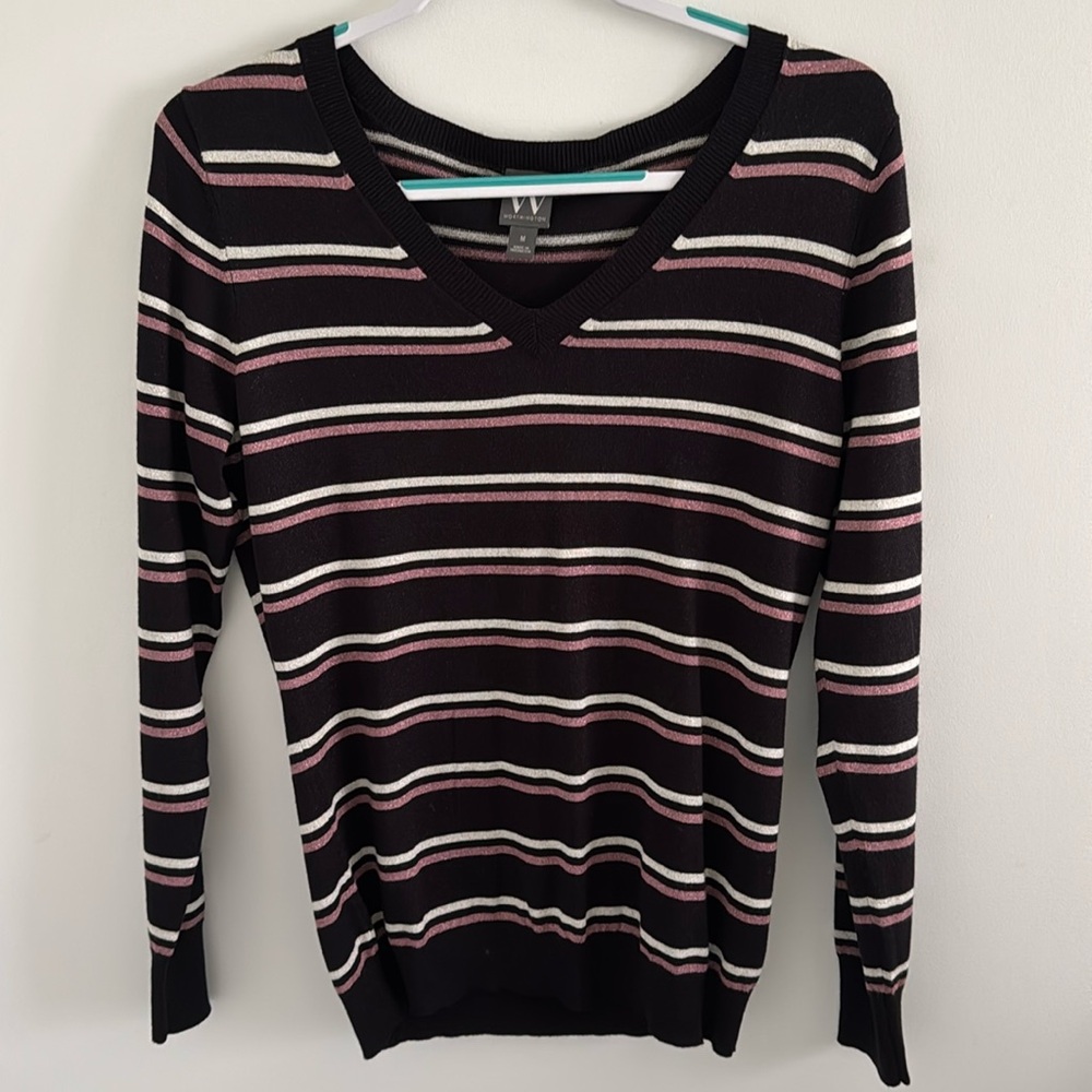 Worthington Long Sleeve V-Neck Sweater